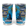 NRL Titans NAIDOC Week Tumbler Cup Keep The Fire Burning Indigenous Art
