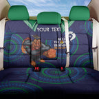 Custom NRL Warriors NAIDOC Week Back Car Seat Cover Keep The Fire Burning Indigenous Art