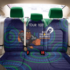 Custom NRL Warriors NAIDOC Week Back Car Seat Cover Keep The Fire Burning Indigenous Art