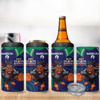 NRL Warriors NAIDOC Week 4 in 1 Can Cooler Tumbler Keep The Fire Burning Indigenous Art
