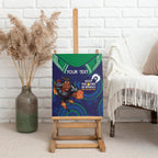 Custom NRL Warriors NAIDOC Week Canvas Wall Art Keep The Fire Burning Indigenous Art
