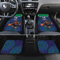 Custom NRL Warriors NAIDOC Week Car Mats Keep The Fire Burning Indigenous Art