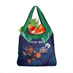 Custom NRL Warriors NAIDOC Week Grocery Bag Keep The Fire Burning Indigenous Art