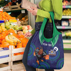Custom NRL Warriors NAIDOC Week Grocery Bag Keep The Fire Burning Indigenous Art
