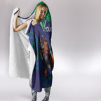 Custom NRL Warriors NAIDOC Week Hooded Blanket Keep The Fire Burning Indigenous Art