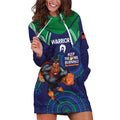 Custom NRL Warriors NAIDOC Week Hoodie Dress Keep The Fire Burning Indigenous Art