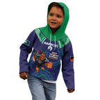 Custom NRL Warriors NAIDOC Week Kid Hoodie Keep The Fire Burning Indigenous Art
