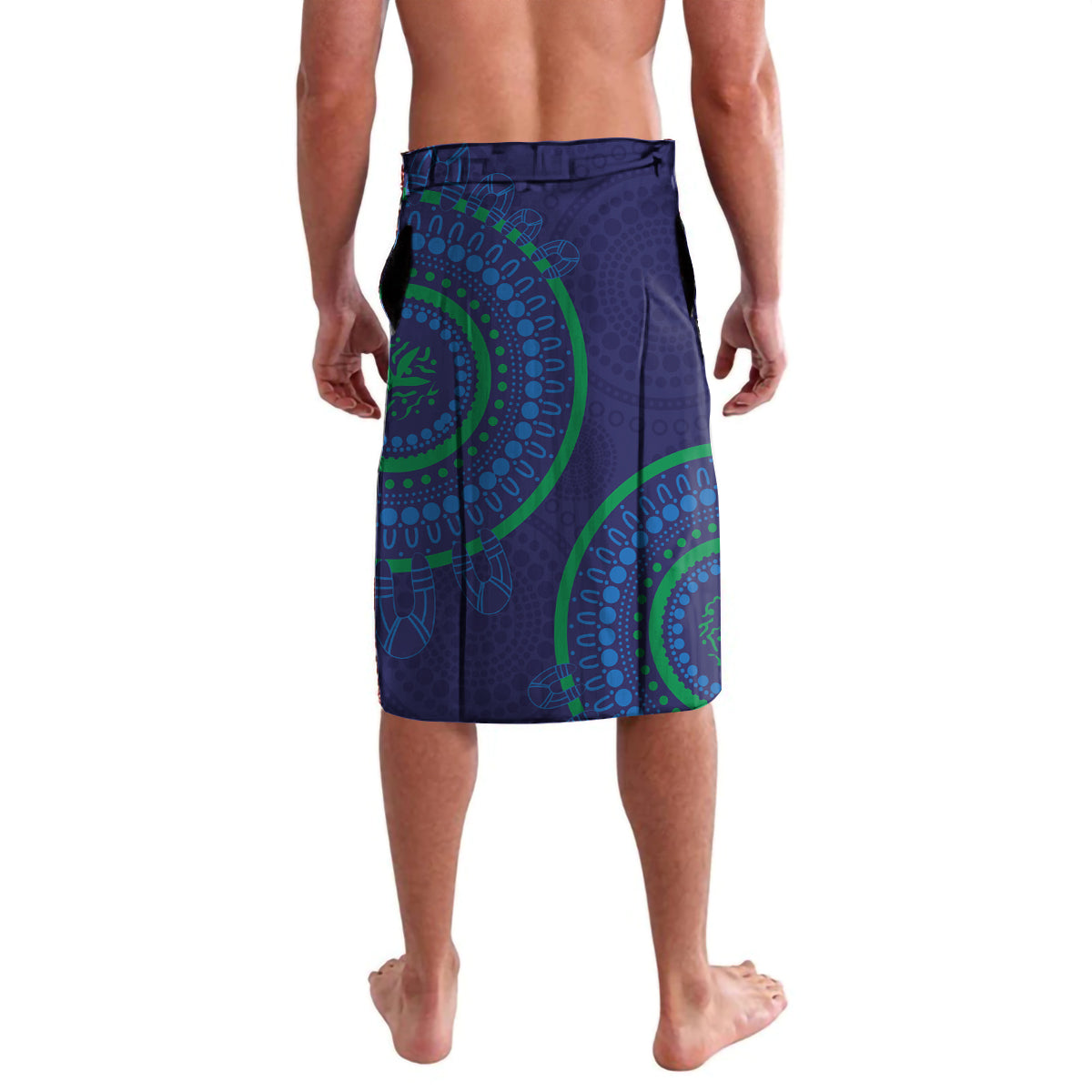 Custom NRL Warriors NAIDOC Week Lavalava Keep The Fire Burning Indigenous Art