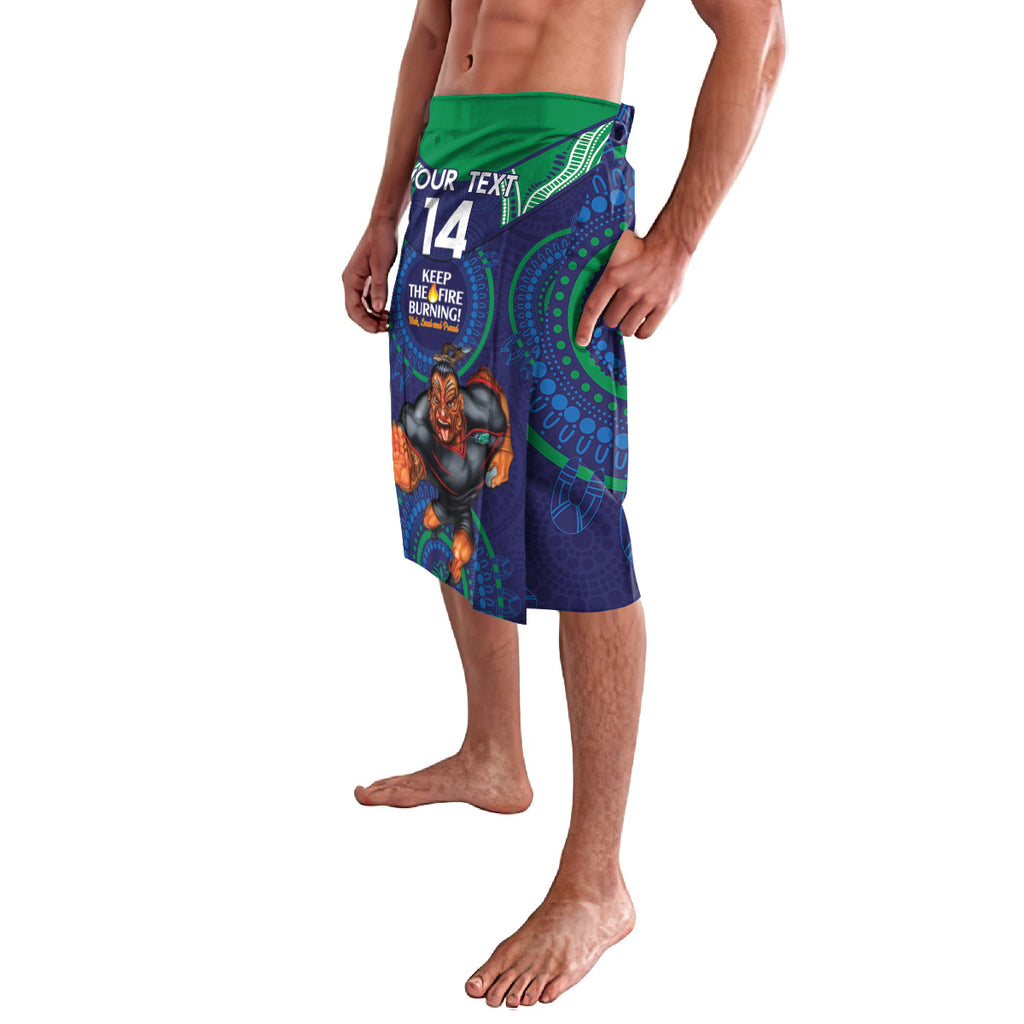 Custom NRL Warriors NAIDOC Week Lavalava Keep The Fire Burning Indigenous Art