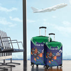 Custom NRL Warriors NAIDOC Week Luggage Cover Keep The Fire Burning Indigenous Art