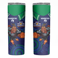 NRL Warriors NAIDOC Week Skinny Tumbler Keep The Fire Burning Indigenous Art