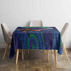 Custom NRL Warriors NAIDOC Week Tablecloth Keep The Fire Burning Indigenous Art