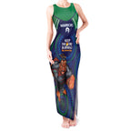 Custom NRL Warriors NAIDOC Week Tank Maxi Dress Keep The Fire Burning Indigenous Art