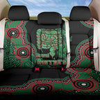 Australia Bowel Cancer Awareness Month Back Car Seat Cover Boxing Gloves Warriors Aboriginal Art