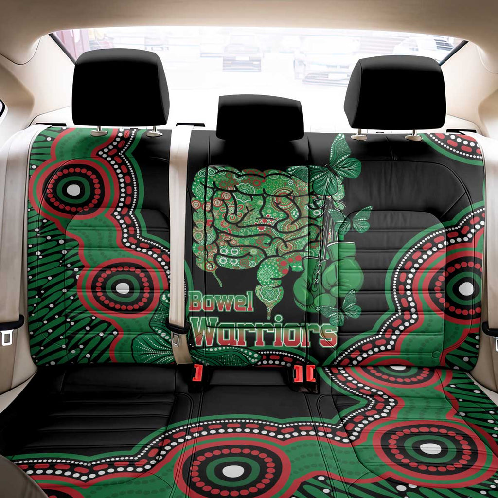 Australia Bowel Cancer Awareness Month Back Car Seat Cover Boxing Gloves Warriors Aboriginal Art