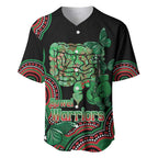 Australia Bowel Cancer Awareness Month Baseball Jersey Boxing Gloves Warriors Aboriginal Art