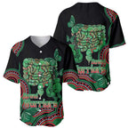 Australia Bowel Cancer Awareness Month Baseball Jersey Boxing Gloves Warriors Aboriginal Art