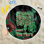 Australia Bowel Cancer Awareness Month Beach Blanket Boxing Gloves Warriors Aboriginal Art
