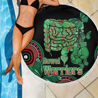 Australia Bowel Cancer Awareness Month Beach Blanket Boxing Gloves Warriors Aboriginal Art