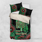 Australia Bowel Cancer Awareness Month Bedding Set Boxing Gloves Warriors Aboriginal Art