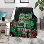 Australia Bowel Cancer Awareness Month Blanket Boxing Gloves Warriors Aboriginal Art