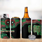 Australia Bowel Cancer Awareness Month 4 in 1 Can Cooler Tumbler Boxing Gloves Warriors Aboriginal Art