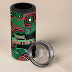 Australia Bowel Cancer Awareness Month 4 in 1 Can Cooler Tumbler Boxing Gloves Warriors Aboriginal Art