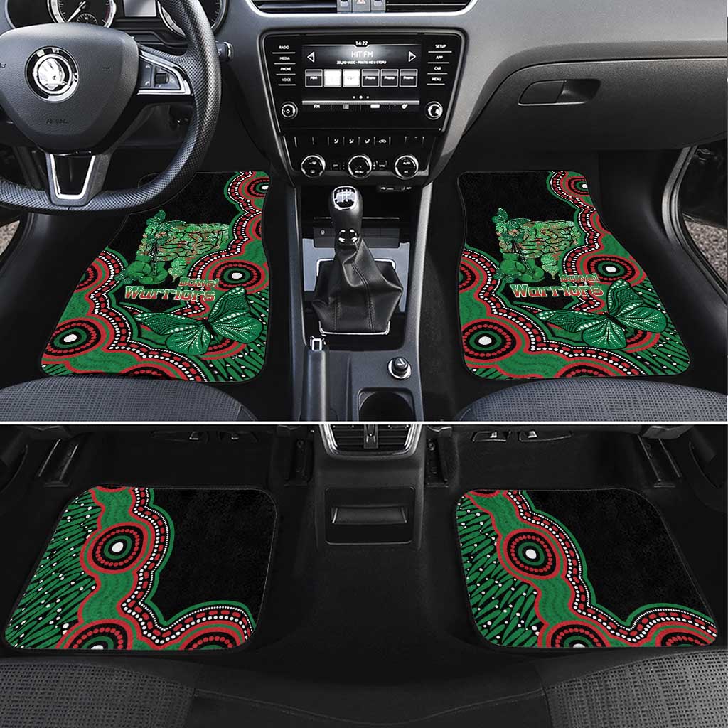 Australia Bowel Cancer Awareness Month Car Mats Boxing Gloves Warriors Aboriginal Art