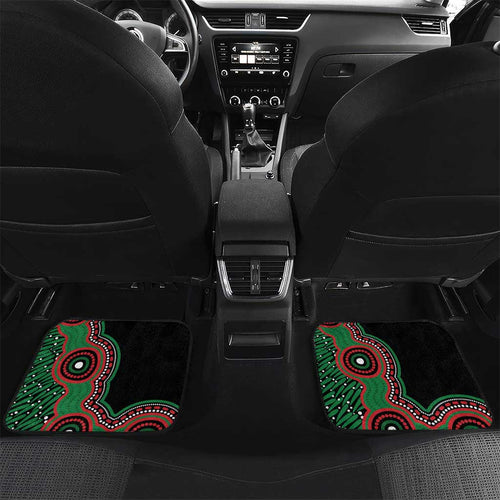 Australia Bowel Cancer Awareness Month Car Mats Boxing Gloves Warriors Aboriginal Art