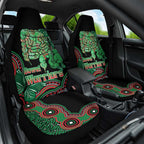 Australia Bowel Cancer Awareness Month Car Seat Cover Boxing Gloves Warriors Aboriginal Art
