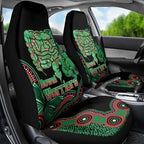 Australia Bowel Cancer Awareness Month Car Seat Cover Boxing Gloves Warriors Aboriginal Art
