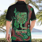 Australia Bowel Cancer Awareness Month Hawaiian Shirt Boxing Gloves Warriors Aboriginal Art