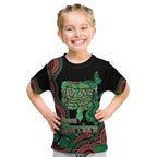 Australia Bowel Cancer Awareness Month Kid T Shirt Boxing Gloves Warriors Aboriginal Art