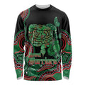 Australia Bowel Cancer Awareness Month Long Sleeve Shirt Boxing Gloves Warriors Aboriginal Art