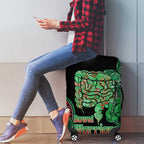Australia Bowel Cancer Awareness Month Luggage Cover Boxing Gloves Warriors Aboriginal Art