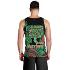 Australia Bowel Cancer Awareness Month Men Tank Top Boxing Gloves Warriors Aboriginal Art