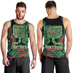Australia Bowel Cancer Awareness Month Men Tank Top Boxing Gloves Warriors Aboriginal Art