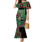 Australia Bowel Cancer Awareness Month Mermaid Dress Boxing Gloves Warriors Aboriginal Art