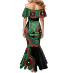 Australia Bowel Cancer Awareness Month Mermaid Dress Boxing Gloves Warriors Aboriginal Art