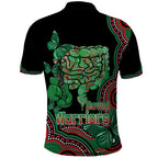 Australia Bowel Cancer Awareness Month Polo Shirt Boxing Gloves Warriors Aboriginal Art