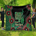 Australia Bowel Cancer Awareness Month Quilt Boxing Gloves Warriors Aboriginal Art