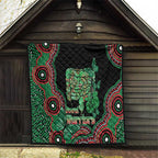 Australia Bowel Cancer Awareness Month Quilt Boxing Gloves Warriors Aboriginal Art