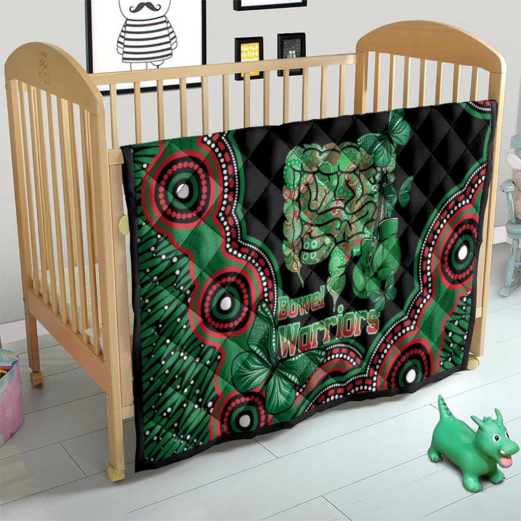 Australia Bowel Cancer Awareness Month Quilt Boxing Gloves Warriors Aboriginal Art