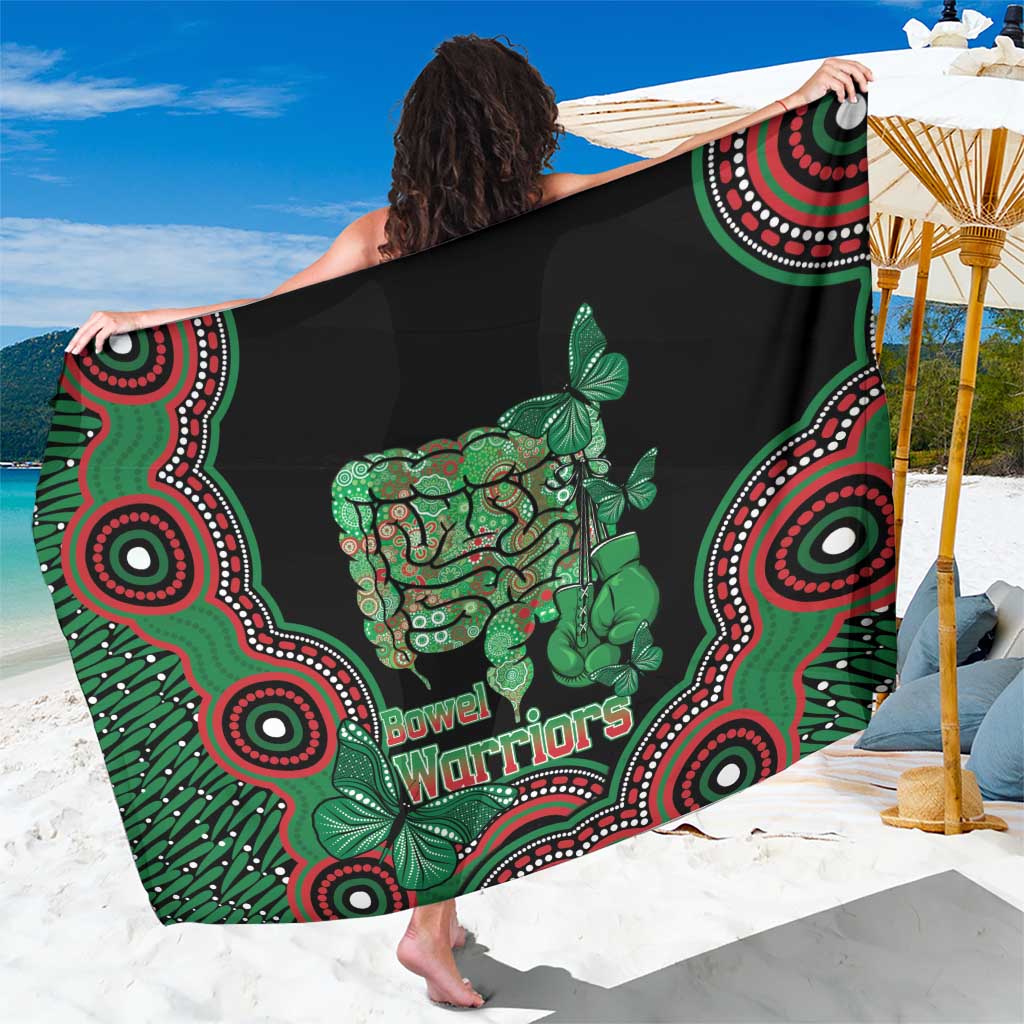 Australia Bowel Cancer Awareness Month Sarong Boxing Gloves Warriors Aboriginal Art