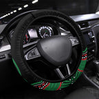 Australia Bowel Cancer Awareness Month Steering Wheel Cover Boxing Gloves Warriors Aboriginal Art