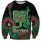 Australia Bowel Cancer Awareness Month Sweatshirt Boxing Gloves Warriors Aboriginal Art