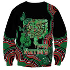 Australia Bowel Cancer Awareness Month Sweatshirt Boxing Gloves Warriors Aboriginal Art