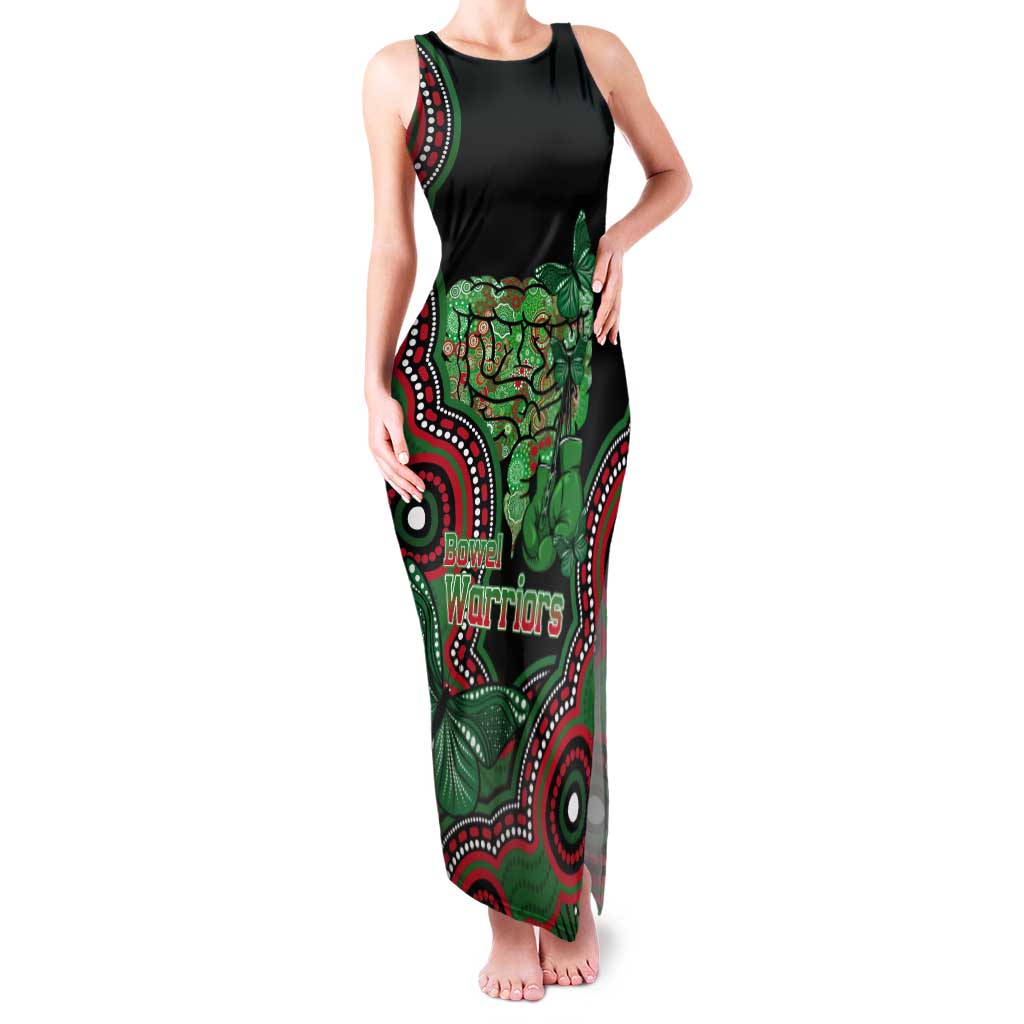 Australia Bowel Cancer Awareness Month Tank Maxi Dress Boxing Gloves Warriors Aboriginal Art