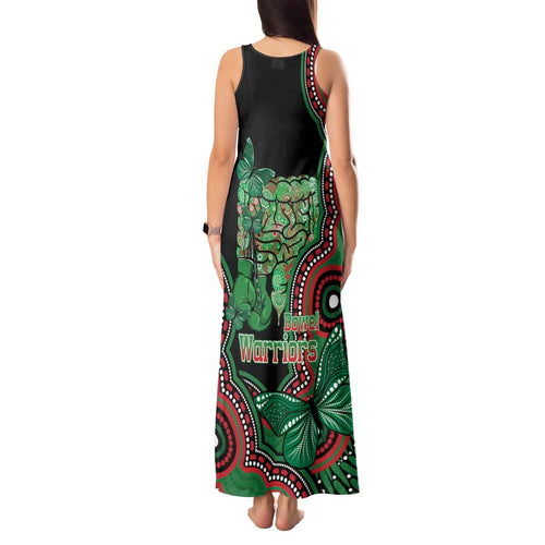 Australia Bowel Cancer Awareness Month Tank Maxi Dress Boxing Gloves Warriors Aboriginal Art