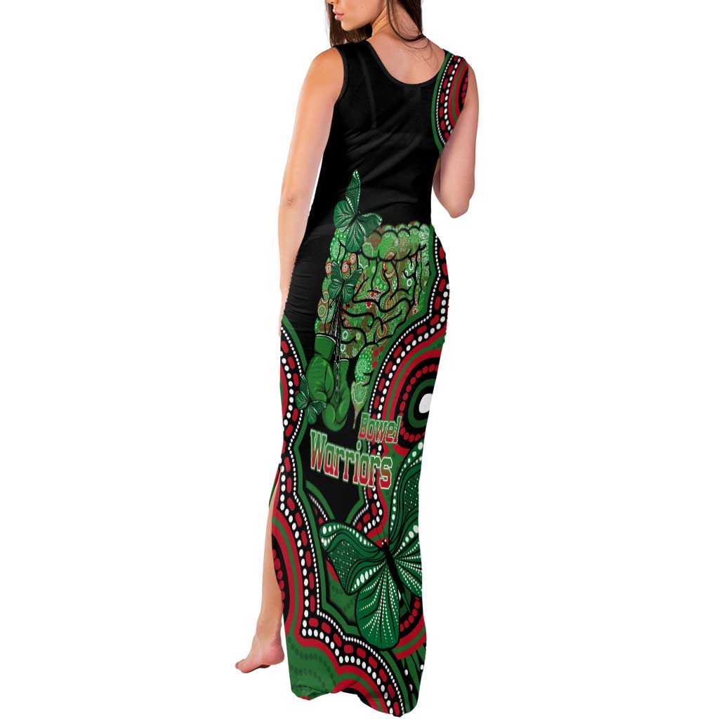 Australia Bowel Cancer Awareness Month Tank Maxi Dress Boxing Gloves Warriors Aboriginal Art